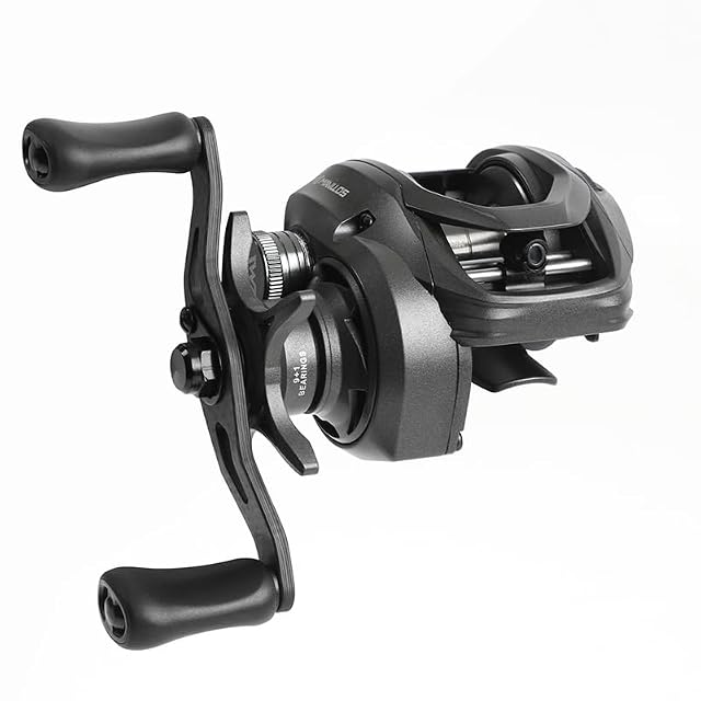 Mavllos Resolute ultraleichte BFS-Baitcastrolle mit Carbonkurbel