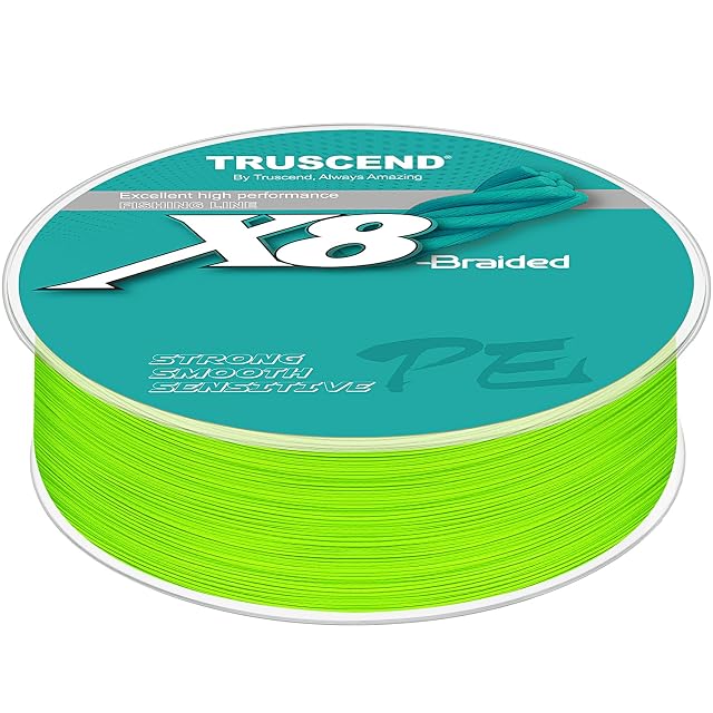 TRUSCEND X8 achtfach geflochtene PE-Angelschnur