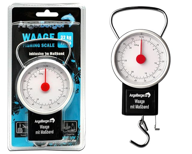 Angel-Berger mechanische Angel-Hängewaage mit Maßband