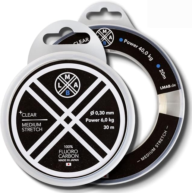 LMAB 100 Pro Fluorocarbon-Vorfachmaterial, Spule