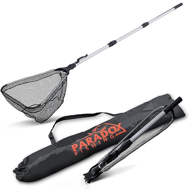Paradox Fishing gummierter Teleskopkescher, 2,1 m