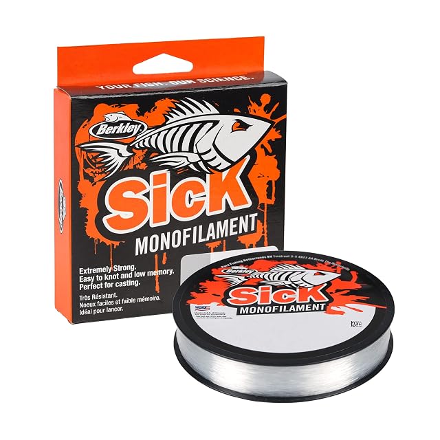 Berkley Sick Nylon klare Monofil-Angelschnur auf 300-Meter-Spule