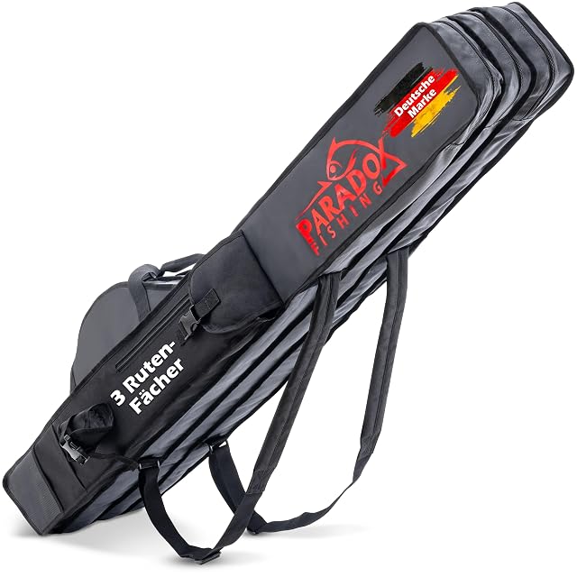 Paradox Fishing Rutentasche, 120 cm mit drei Fächern