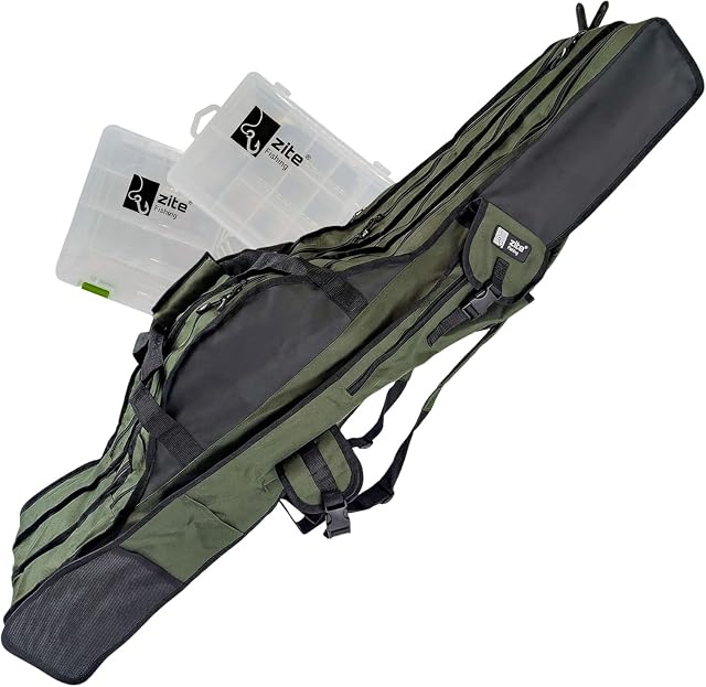 Zite Fishing 150-cm-Rutentasche und Rutenfutteral
