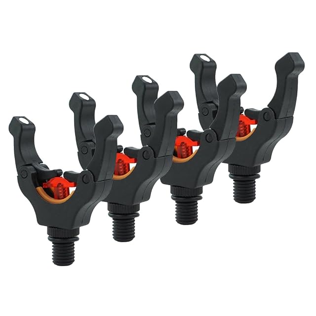 Hirisi Tackle Karpfenruten-Greifer mit Magnetclips, vier Stück