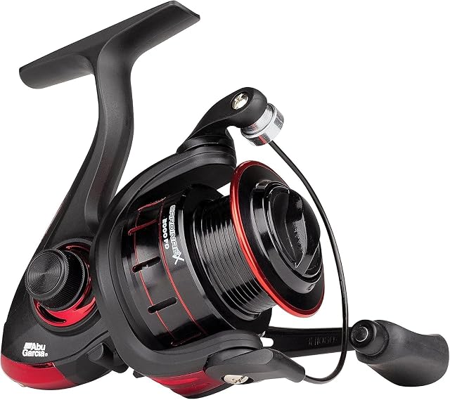 Abu Garcia Cardinal X 1000 Stationärrolle in Schwarz und Rot