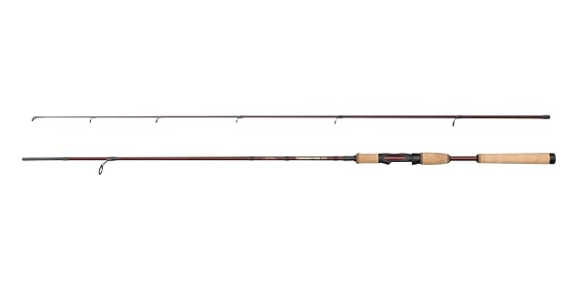 Abu Garcia Tormentor2 dunkelrote Spinnrute mit Korkgriff