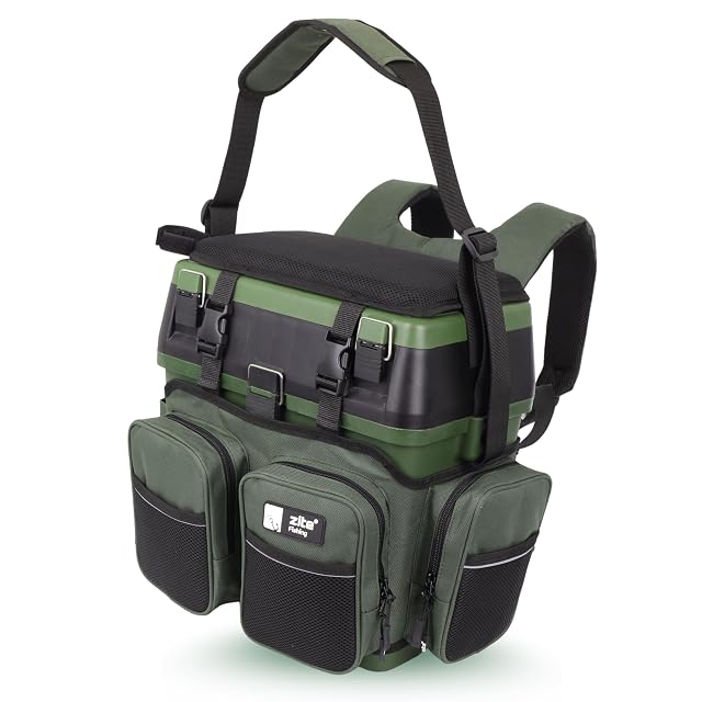 Zite Fishing Multi Sitzkiepen-Rucksack und Gerätekiste