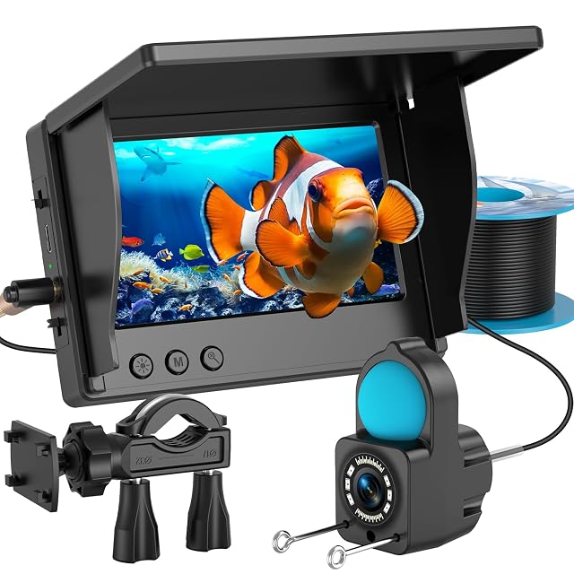 TMACTIME Unterwasserangelkamera mit LCD-Monitor und 30-m-Kabel
